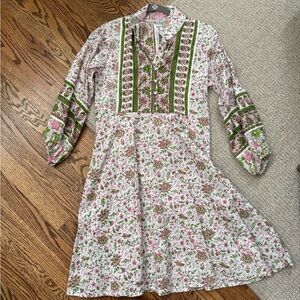 Sue Sartor Flounce Shorty Dress Sz. S